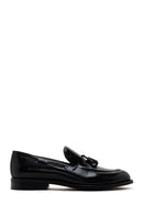 Men's Black Tasseled Leather Loafer | Derimod Men's Black Tasseled Leather Loafer | Derimod