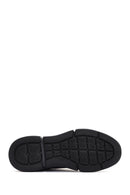 Erkek Siyah Bağcıklı Kalın Tabanlı Deri Sneaker | Derimod Erkek Siyah Bağcıklı Kalın Tabanlı Deri Sneaker | Derimod