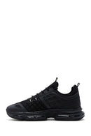 Erkek Siyah Bağcıklı Kalın Tabanlı Deri Sneaker | Derimod Erkek Siyah Bağcıklı Kalın Tabanlı Deri Sneaker | Derimod