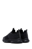 Erkek Siyah Bağcıklı Kalın Tabanlı Deri Sneaker | Derimod Erkek Siyah Bağcıklı Kalın Tabanlı Deri Sneaker | Derimod