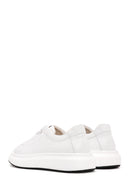 Men's White Leather Sneaker | Derimod Men's White Leather Sneaker | Derimod