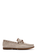 Erkek Bej Süet Deri Casual Loafer | Derimod Erkek Bej Süet Deri Casual Loafer | Derimod