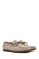 Erkek Bej Süet Deri Casual Loafer | Derimod Erkek Bej Süet Deri Casual Loafer | Derimod