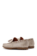 Erkek Bej Süet Deri Casual Loafer | Derimod Erkek Bej Süet Deri Casual Loafer | Derimod
