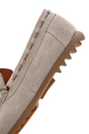 Erkek Bej Süet Deri Casual Loafer | Derimod Erkek Bej Süet Deri Casual Loafer | Derimod