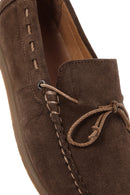 Erkek Kahverengi Süet Deri Casual Loafer | Derimod Erkek Kahverengi Süet Deri Casual Loafer | Derimod