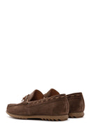 Erkek Kahverengi Süet Deri Casual Loafer | Derimod Erkek Kahverengi Süet Deri Casual Loafer | Derimod