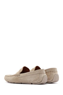 Men's Beige Suede Leather Loafer | Derimod Men's Beige Suede Leather Loafer | Derimod