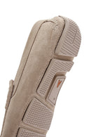 Men's Beige Suede Leather Loafer | Derimod Men's Beige Suede Leather Loafer | Derimod