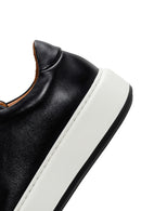 Erkek Siyah Kalın Tabanlı Bağcıklı Süet Deri Sneaker | Derimod Erkek Siyah Kalın Tabanlı Bağcıklı Süet Deri Sneaker | Derimod