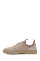 Derimod Fly Erkek Bej Bağcıklı Süet Deri Sneaker | Derimod Derimod Fly Erkek Bej Bağcıklı Süet Deri Sneaker | Derimod