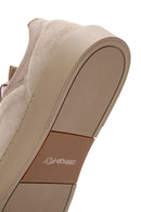 Derimod Fly Erkek Bej Bağcıklı Süet Deri Sneaker | Derimod Derimod Fly Erkek Bej Bağcıklı Süet Deri Sneaker | Derimod