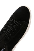 Derimod Fly Erkek Siyah Bağcıklı Süet Deri Sneaker | Derimod Derimod Fly Erkek Siyah Bağcıklı Süet Deri Sneaker | Derimod