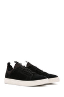 Derimod Fly Erkek Siyah Bağcıklı Süet Deri Sneaker | Derimod Derimod Fly Erkek Siyah Bağcıklı Süet Deri Sneaker | Derimod