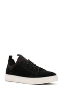 Derimod Fly Erkek Siyah Bağcıklı Süet Deri Sneaker | Derimod Derimod Fly Erkek Siyah Bağcıklı Süet Deri Sneaker | Derimod