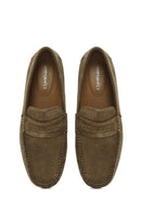 Derimod Fly Erkek Vizon Süet Deri Casual Loafer | Derimod Derimod Fly Erkek Vizon Süet Deri Casual Loafer | Derimod