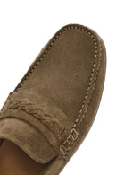 Derimod Fly Erkek Vizon Süet Deri Casual Loafer | Derimod Derimod Fly Erkek Vizon Süet Deri Casual Loafer | Derimod