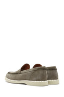 Men's Green Nubuck Leather Casual Loafer | Derimod Men's Green Nubuck Leather Casual Loafer | Derimod