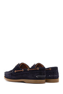 Men's Navy Blue Suede Leather Casual Shoes | Derimod Men's Navy Blue Suede Leather Casual Shoes | Derimod