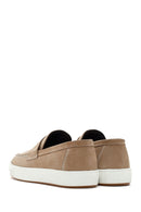 Erkek Kum Nubuk Deri Casual Loafer | Derimod Erkek Kum Nubuk Deri Casual Loafer | Derimod