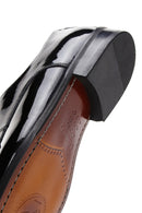 Men's Black Laced Patent Leather Classic Shoes | Derimod Men's Black Laced Patent Leather Classic Shoes | Derimod