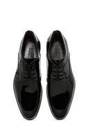 Men's Black Laced Patent Leather Classic Shoes | Derimod Men's Black Laced Patent Leather Classic Shoes | Derimod