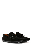 Men's Black Suede Leather Casual Loafer | Derimod Men's Black Suede Leather Casual Loafer | Derimod