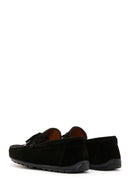 Men's Black Suede Leather Casual Loafer | Derimod Men's Black Suede Leather Casual Loafer | Derimod