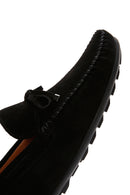 Men's Black Suede Leather Casual Loafer | Derimod Men's Black Suede Leather Casual Loafer | Derimod