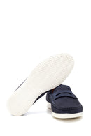 Erkek Lacivert Nubuk Deri Casual Loafer | Derimod Erkek Lacivert Nubuk Deri Casual Loafer | Derimod