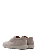 Men's Mink Lace-Up Nubuck Leather Casual Shoes | Derimod Men's Mink Lace-Up Nubuck Leather Casual Shoes | Derimod