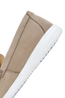 Erkek Bej Nubuk Deri Loafer | Derimod Erkek Bej Nubuk Deri Loafer | Derimod
