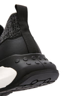 Derimod Zero Erkek Siyah Bağcıklı Kalın Tabanlı Kumaş Sneaker | Derimod Derimod Zero Erkek Siyah Bağcıklı Kalın Tabanlı Kumaş Sneaker | Derimod