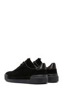 Men's Black Lace-up Leather Sneaker | Derimod Men's Black Lace-up Leather Sneaker | Derimod