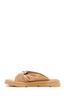 Women's Beige Slippers | Derimod Women's Beige Slippers | Derimod