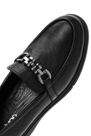 Kadın Siyah Deri Comfort Loafer | Derimod Kadın Siyah Deri Comfort Loafer | Derimod