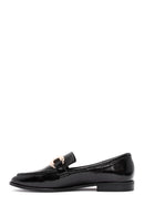 Women's Black Buckle Detailed Leather Masculine Loafer | Derimod Women's Black Buckle Detailed Leather Masculine Loafer | Derimod