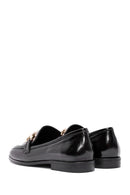 Women's Black Buckle Detailed Leather Masculine Loafer | Derimod Women's Black Buckle Detailed Leather Masculine Loafer | Derimod