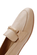 Kadın Pudra Toka Detaylı Deri Maskülen Loafer | Derimod Kadın Pudra Toka Detaylı Deri Maskülen Loafer | Derimod