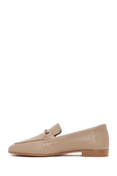 Kadın Pudra Toka Detaylı Deri Maskülen Loafer | Derimod Kadın Pudra Toka Detaylı Deri Maskülen Loafer | Derimod