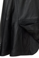 Dominic Erkek Siyah Blazer Deri Ceket | Derimod Dominic Erkek Siyah Blazer Deri Ceket | Derimod