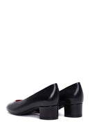 Derimod Gritti Woman Black Low Heels Leather Shoe | Derimod Derimod Gritti Woman Black Low Heels Leather Shoe | Derimod