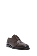 Men's Brown Laced Leather Classic Shoes | Derimod Men's Brown Laced Leather Classic Shoes | Derimod