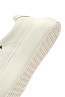 Erkek Beyaz Bağcıklı Deri Sneaker | Derimod Erkek Beyaz Bağcıklı Deri Sneaker | Derimod