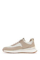Women's Beige Thick Soled Sneaker | Derimod Women's Beige Thick Soled Sneaker | Derimod