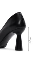 Kadın Siyah Topuklu Deri Stiletto | Derimod Kadın Siyah Topuklu Deri Stiletto | Derimod