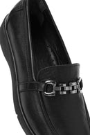 Kadın Siyah Tokalı Deri Comfort Loafer | Derimod Kadın Siyah Tokalı Deri Comfort Loafer | Derimod