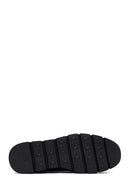 Women Black Wedge Heel Leather Comfort Loafer | Derimod Women Black Wedge Heel Leather Comfort Loafer | Derimod