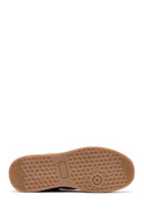Women's Brown Lace-Up Thick-Soled Sneaker | Derimod Women's Brown Lace-Up Thick-Soled Sneaker | Derimod
