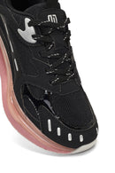 Derimod Studio Women's Black Lace-Up Thick-Soled Sneaker | Derimod Derimod Studio Women's Black Lace-Up Thick-Soled Sneaker | Derimod